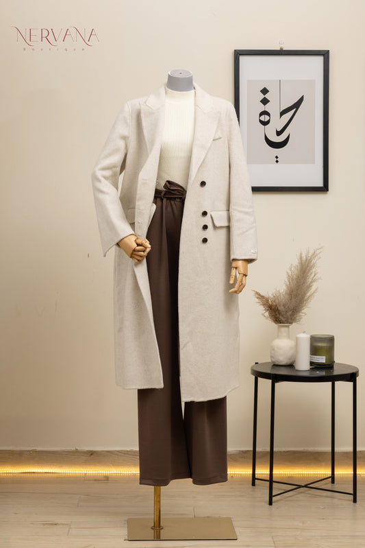 جاكيت جوخ بني بيج